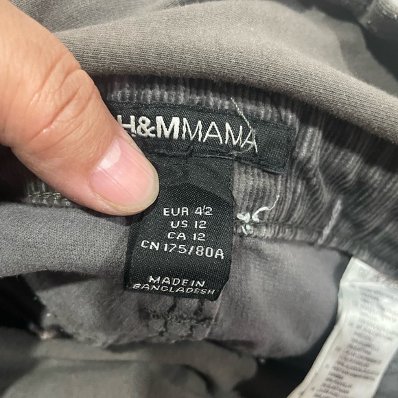 H&M maternity corduroy flare pant. Size Uk 12. Used - Picture 4 of 6